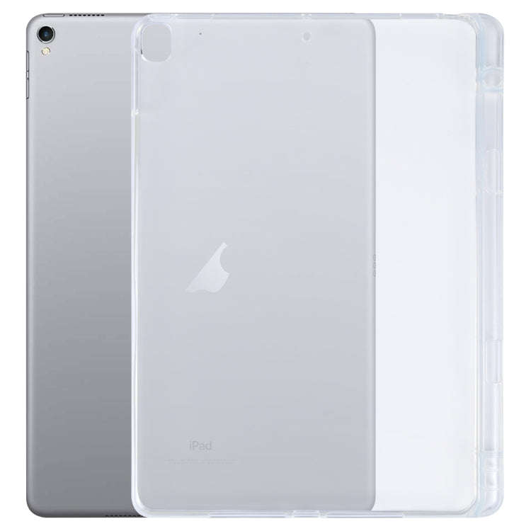 Highly Transparent TPU Tablet Case with Pen Slot, For iPad 10.2 / 10.5