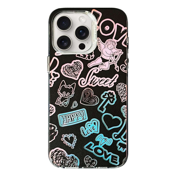 Colorful Pattern TPU + PC Phone Case, For iPhone 15 Pro Max, For iPhone 15 Pro, For iPhone 15, Fo...