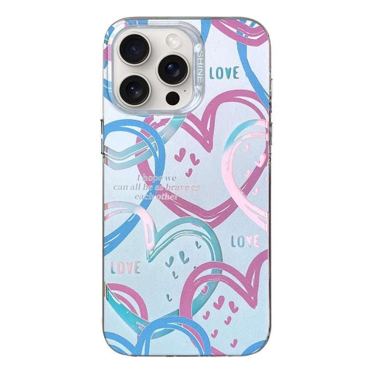 Colorful Pattern TPU + PC Phone Case, For iPhone 15 Pro Max, For iPhone 15 Pro, For iPhone 15, Fo...