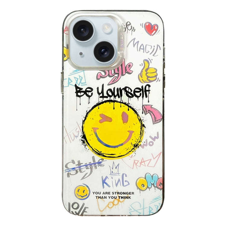 Colorful Pattern TPU + PC Phone Case, For iPhone 15 Pro Max, For iPhone 15 Pro, For iPhone 15, Fo...