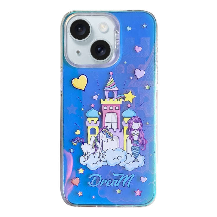 Colorful Pattern TPU + PC Phone Case, For iPhone 15 Pro Max, For iPhone 15 Pro, For iPhone 15, Fo...