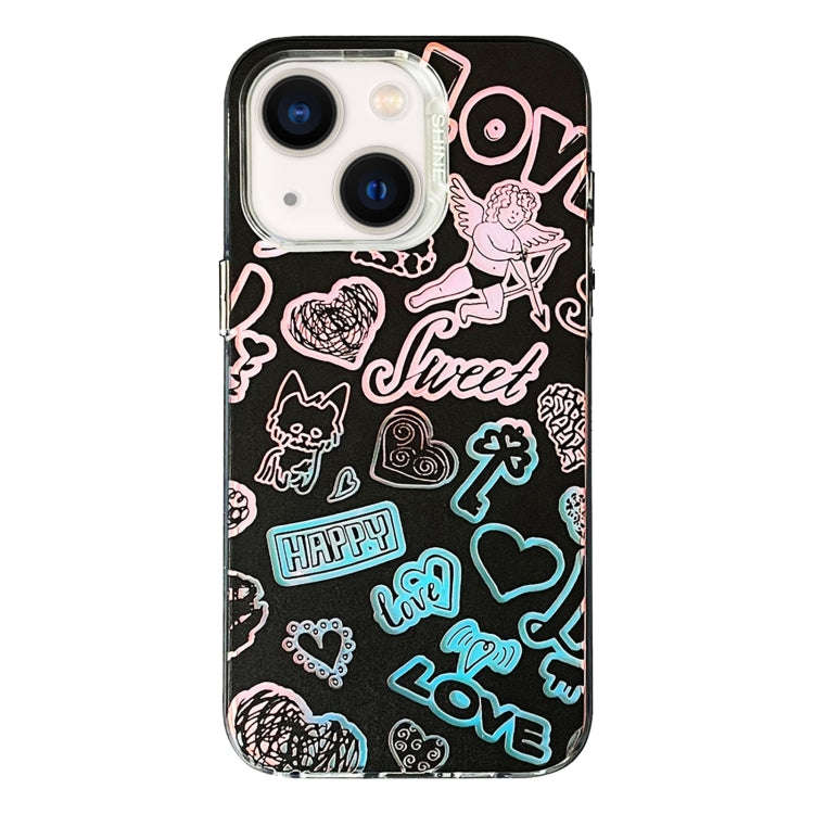 Colorful Pattern TPU + PC Phone Case, For iPhone 15 Pro Max, For iPhone 15 Pro, For iPhone 15, Fo...