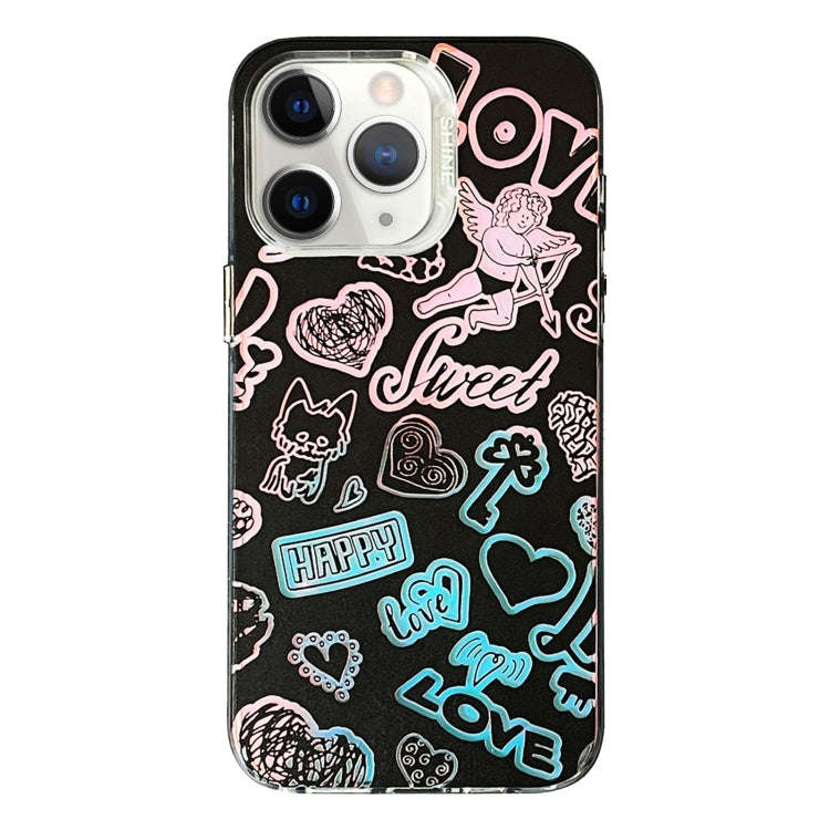 Colorful Pattern TPU + PC Phone Case, For iPhone 11 Pro Max, For iPhone 11