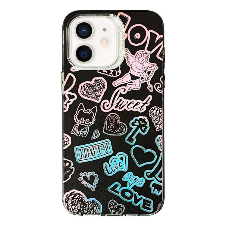 Colorful Pattern TPU + PC Phone Case, For iPhone 11 Pro Max, For iPhone 11