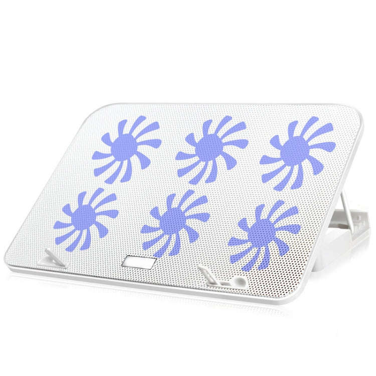 ICE COOREL Notebook Computer Base Speed Control Silent Six-fan Cooling Holder Cooling Rack, Style...