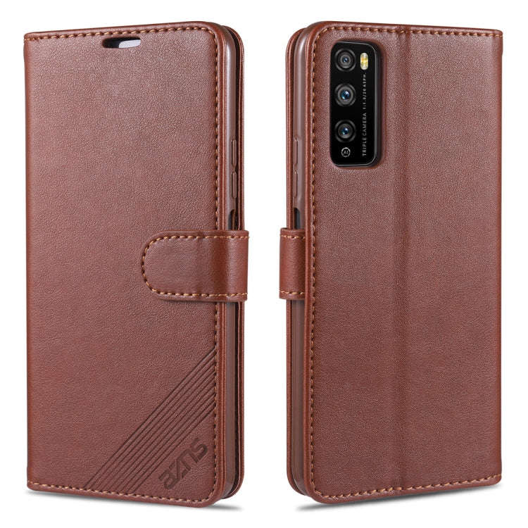 AZNS Sheepskin Texture Horizontal Flip Leather Case with Holder & Card Slots & Wallet, For Huawei...