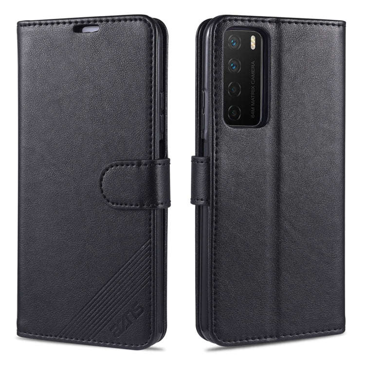 AZNS Sheepskin Texture Horizontal Flip Leather Case with Holder & Card Slots & Wallet, For Huawei...
