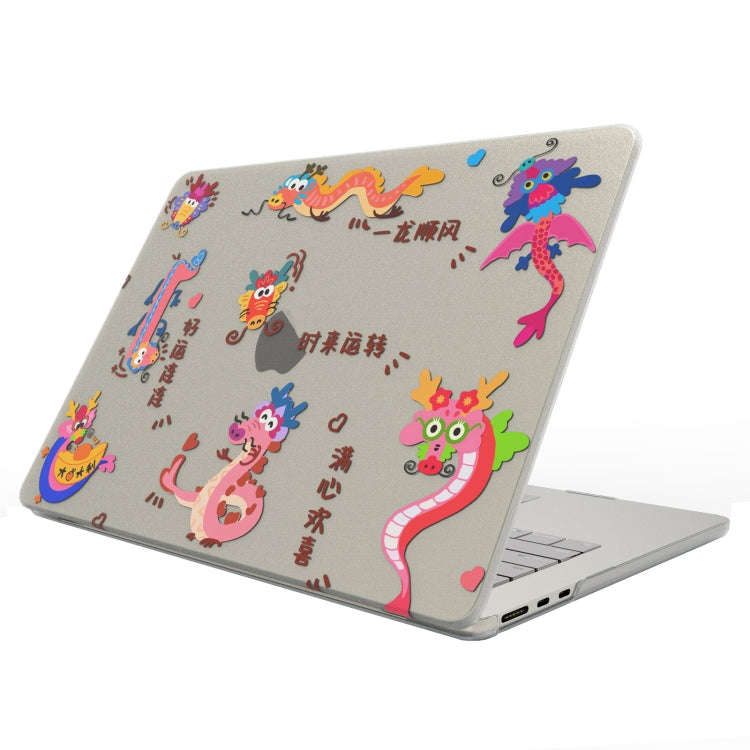 UV Printed Pattern Laptop Frosted Protective Case, For MacBook Pro 14.2 A2992/A2918/A2779/A2442, ...