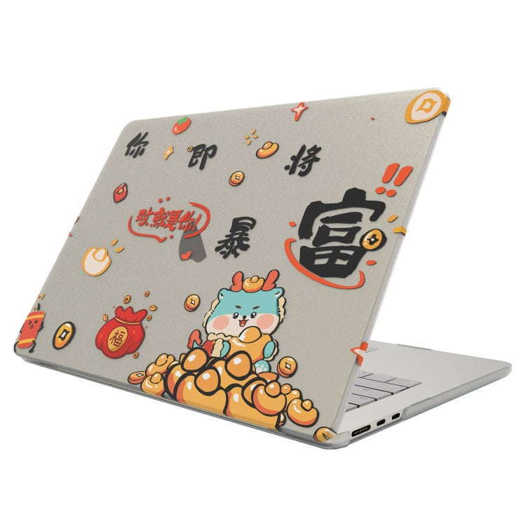 UV Printed Pattern Laptop Frosted Protective Case, For MacBook Pro 16 A2141, For MacBook Pro 15.4...