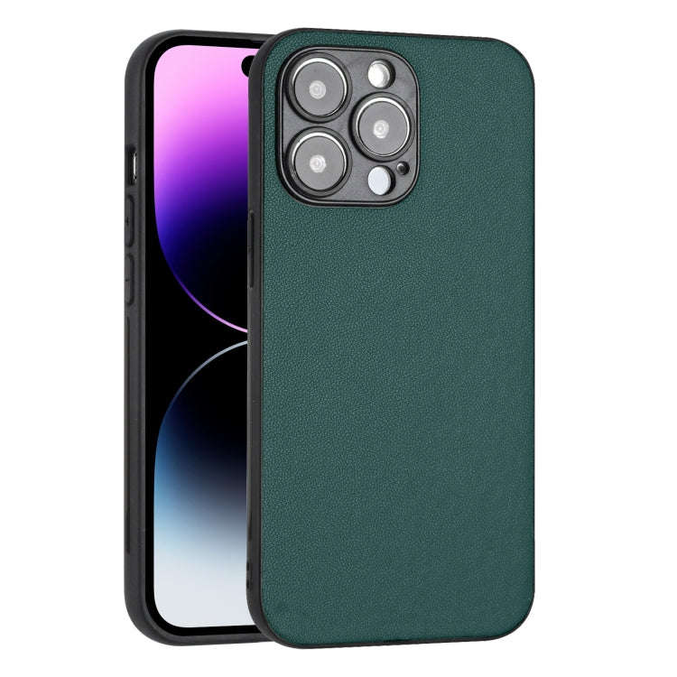 R20 Leather Pattern Phone Single Case, For iPhone 15 Pro Max, For iPhone 15 Pro, For iPhone 15 Pl...