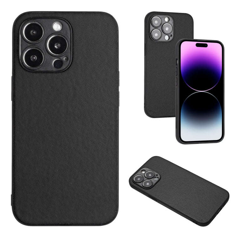 R20 Leather Pattern Phone Single Case, For iPhone 15 Pro Max, For iPhone 15 Pro, For iPhone 15 Pl...
