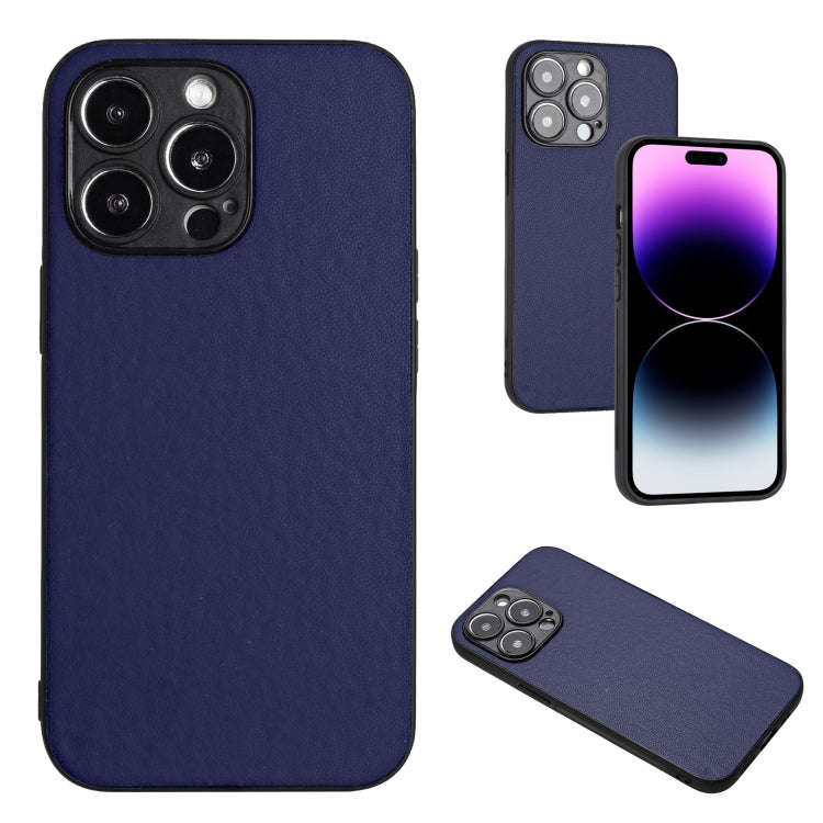 R20 Leather Pattern Phone Single Case, For iPhone 15 Pro Max, For iPhone 15 Pro, For iPhone 15 Pl...