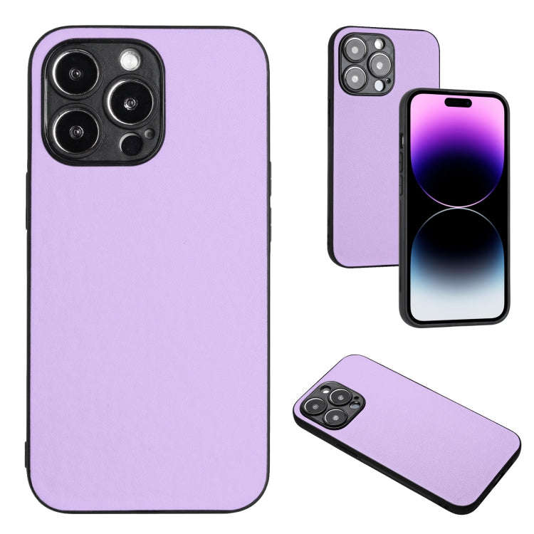R20 Leather Pattern Phone Single Case, For iPhone 15 Pro Max, For iPhone 15 Pro, For iPhone 15 Pl...