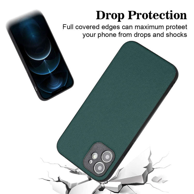 R20 Leather Pattern Phone Single Case, For iPhone 12 mini, For iPhone 11 Pro Max, For iPhone 11, ...
