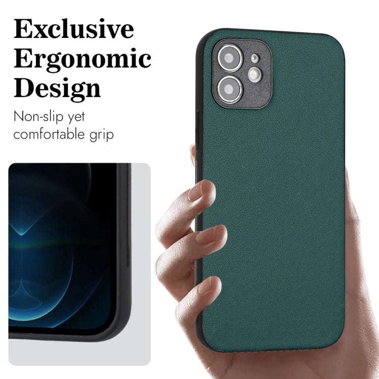 R20 Leather Pattern Phone Single Case, For iPhone 12 mini, For iPhone 11 Pro Max, For iPhone 11, ...