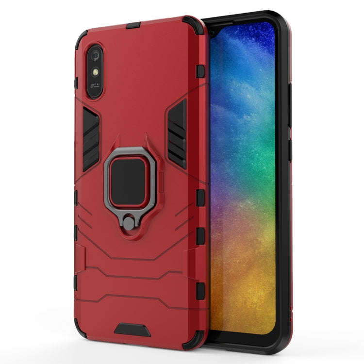 PC + TPU Anti-fall Protective Case with Magnetic Ring Holder, For Xiaomi Redmi 9A, For Xiaomi Red...