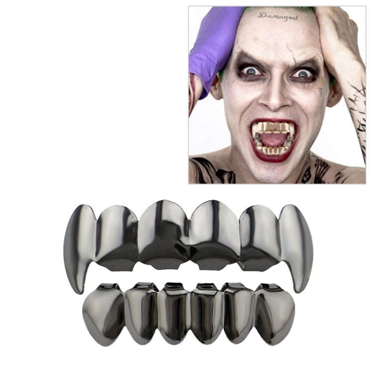 Real Gold Electroplating Halloween Decoration Denture And Tusk Suit COS Props