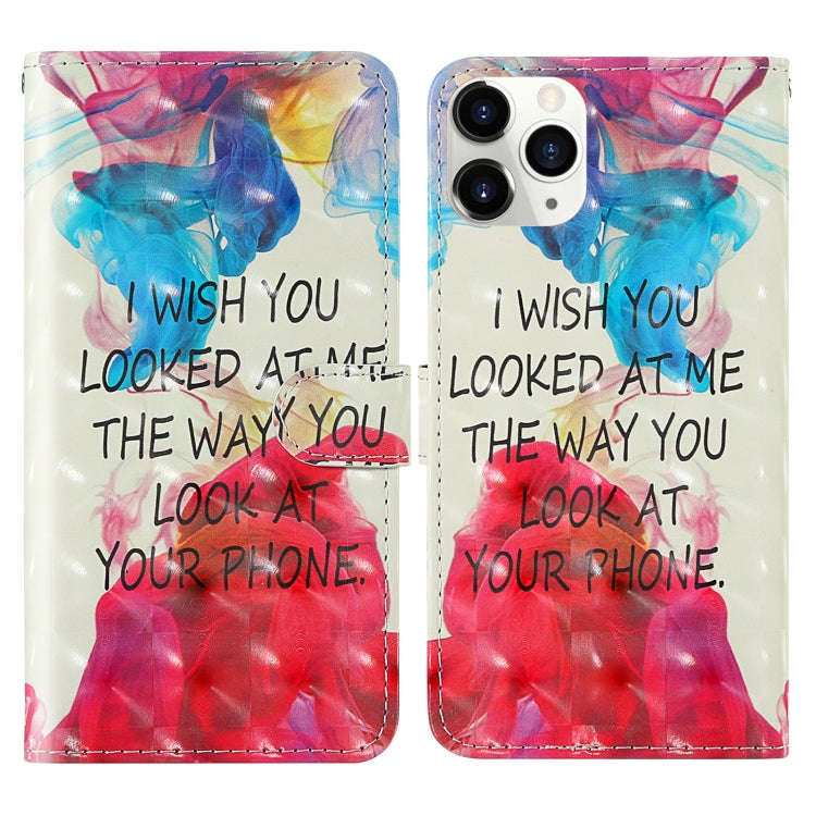 3D Painting Colored Drawing Pattern Horizontal Flip TPU + PU Leather Case with Holder & Card Slot...