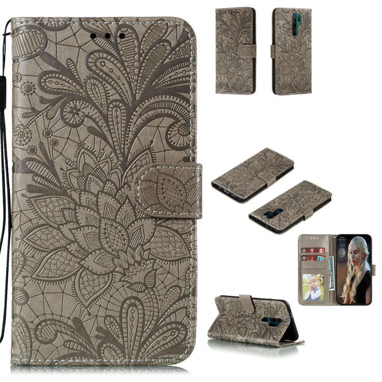 Lace Flower Horizontal Flip Leather Case with Holder & Card Slots & Wallet & Photo Frame, For Xia...