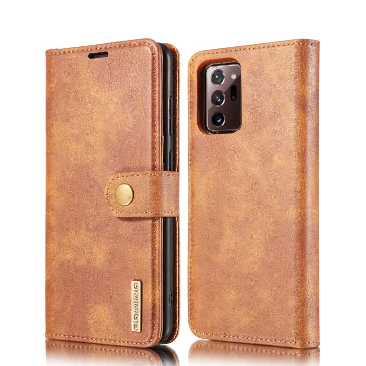 DG.MING Crazy Horse Texture Flip Detachable Magnetic Leather Case with Holder & Card Slots & Wall...