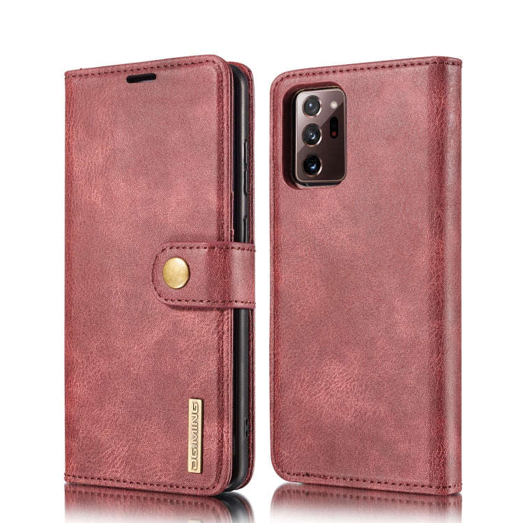 DG.MING Crazy Horse Texture Flip Detachable Magnetic Leather Case with Holder & Card Slots & Wall...