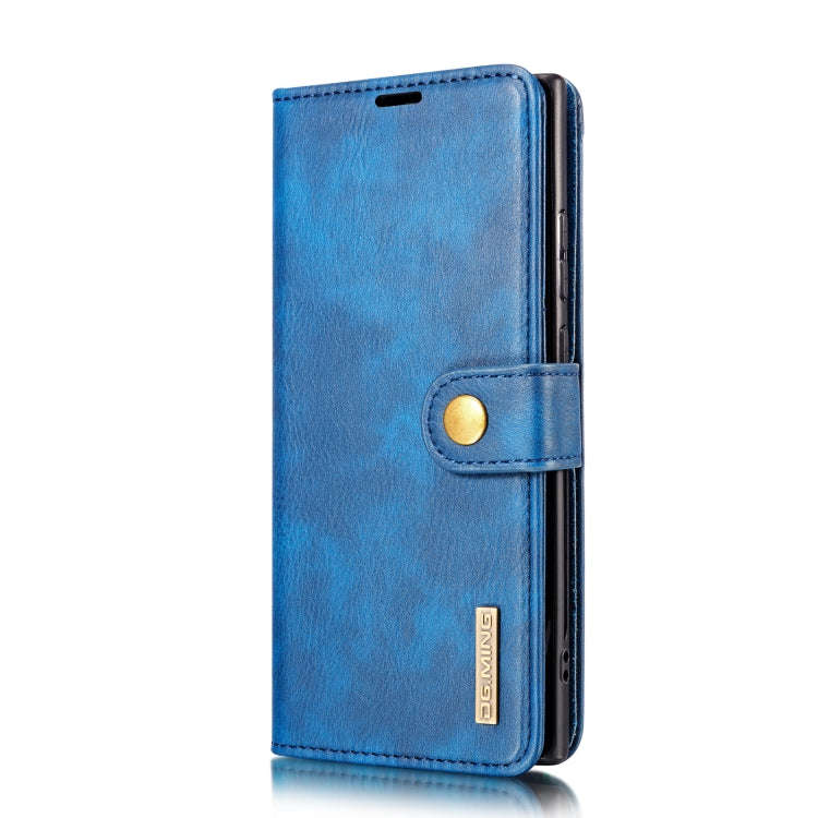 DG.MING Crazy Horse Texture Flip Detachable Magnetic Leather Case with Holder & Card Slots & Wall...