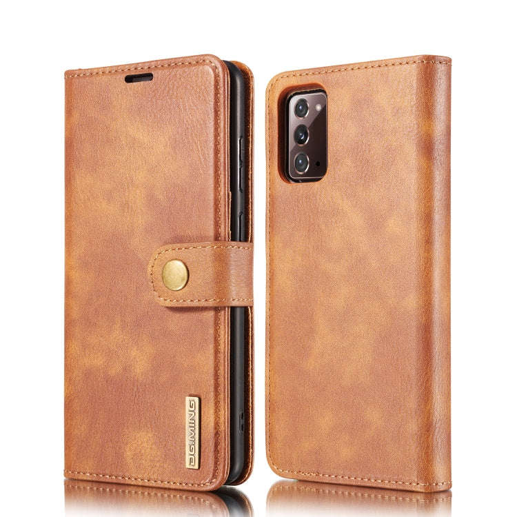 DG.MING Crazy Horse Texture Flip Detachable Magnetic Leather Case with Holder & Card Slots & Wall...