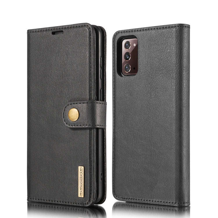 DG.MING Crazy Horse Texture Flip Detachable Magnetic Leather Case with Holder & Card Slots & Wall...