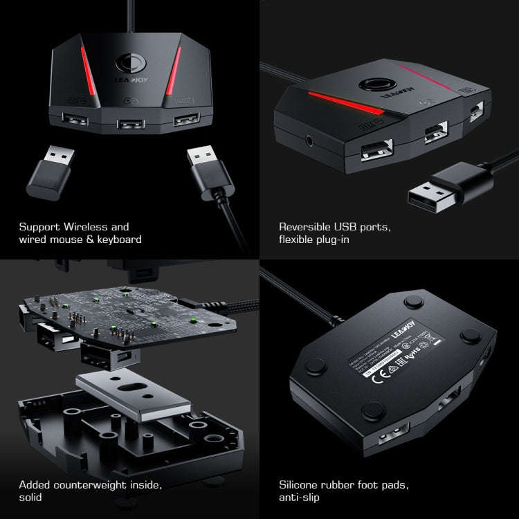 GameSir LeadJoy VX2 AimBox Game Console Keyboard Mouse Converter for Xbox / PS4