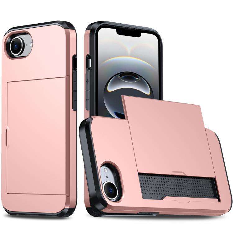 Shockproof Armor Phone Case with Card Slot, For iPhone 18, For iPhone 18 Pro, For iPhone 18 Pro M...