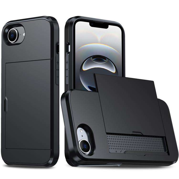Shockproof Armor Phone Case with Card Slot, For iPhone 18, For iPhone 18 Pro, For iPhone 18 Pro M...
