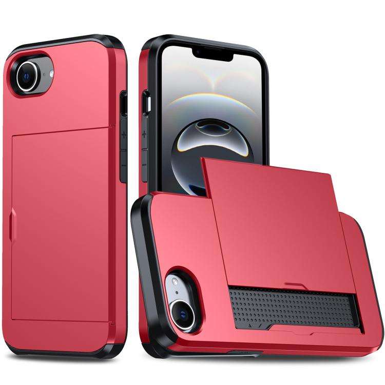 Shockproof Armor Phone Case with Card Slot, For iPhone 18, For iPhone 18 Pro, For iPhone 18 Pro M...