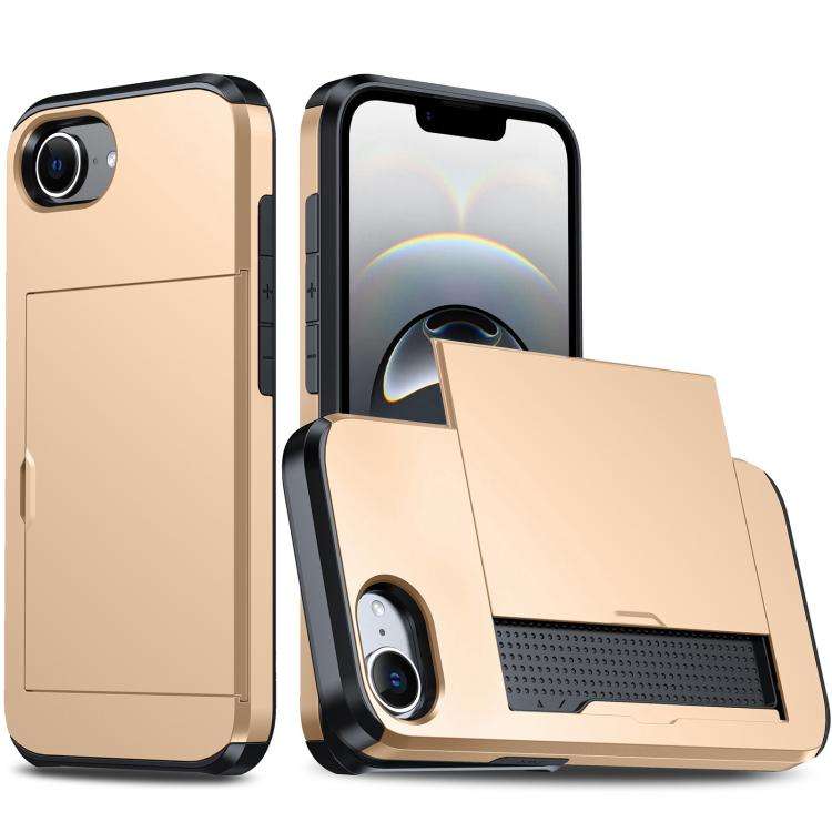 Shockproof Armor Phone Case with Card Slot, For iPhone 18, For iPhone 18 Pro, For iPhone 18 Pro M...