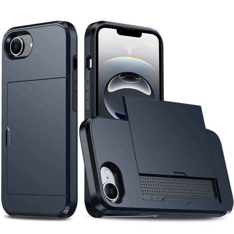 Shockproof Armor Phone Case with Card Slot, For iPhone 18, For iPhone 18 Pro, For iPhone 18 Pro M...