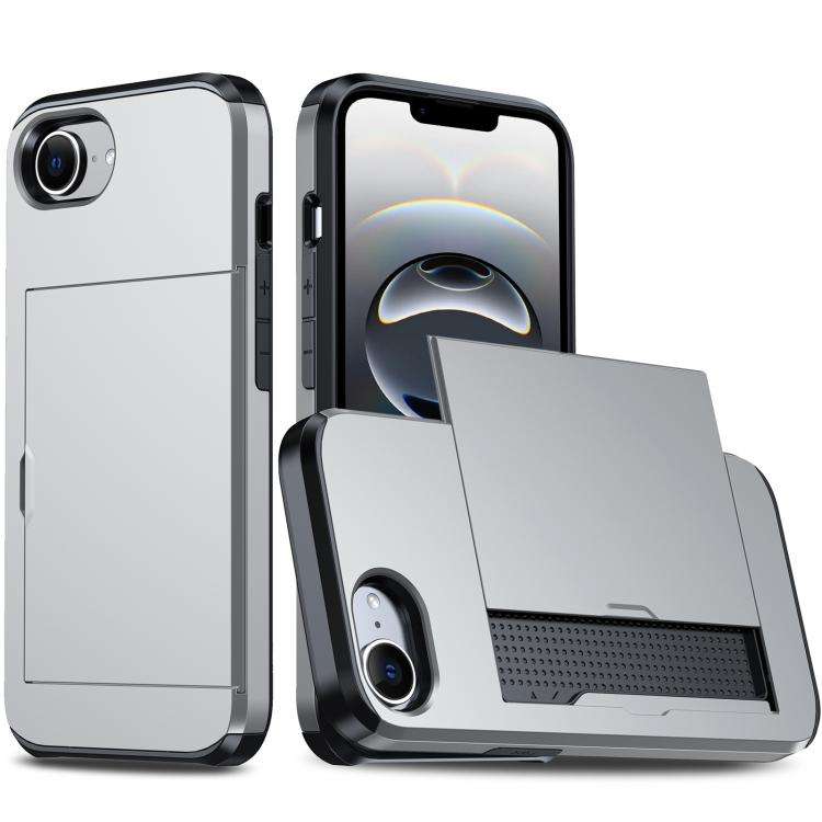 Shockproof Armor Phone Case with Card Slot, For iPhone 18, For iPhone 18 Pro, For iPhone 18 Pro M...