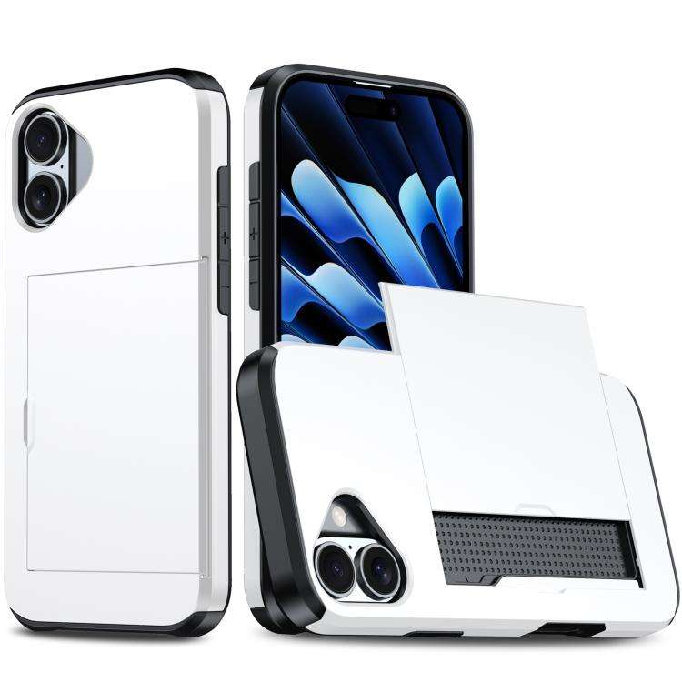 Shockproof Armor Phone Case with Card Slot, For iPhone 18, For iPhone 18 Pro, For iPhone 18 Pro M...