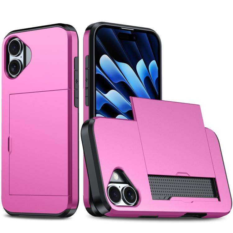 Shockproof Armor Phone Case with Card Slot, For iPhone 18, For iPhone 18 Pro, For iPhone 18 Pro M...