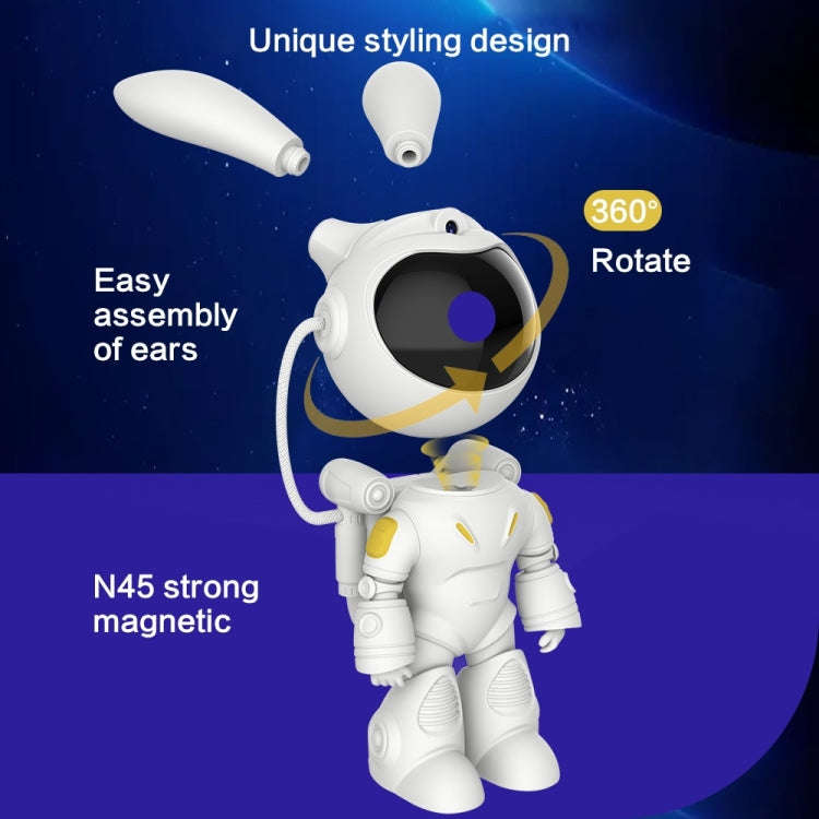 G001 Space Rabbit Starry Sky Projection Lamp Bluetooth Speaker 2 in 1 Laser Light, G001 Bluetooth