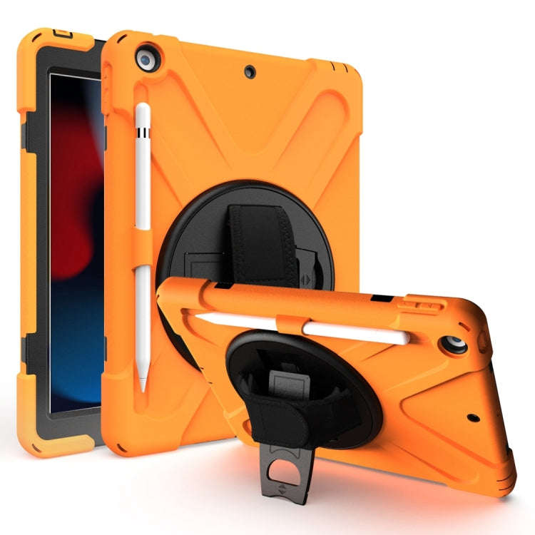 Shockproof Colorful Silicone + PC Protective Case with Holder & Shoulder Strap & Hand Strap & Pen...