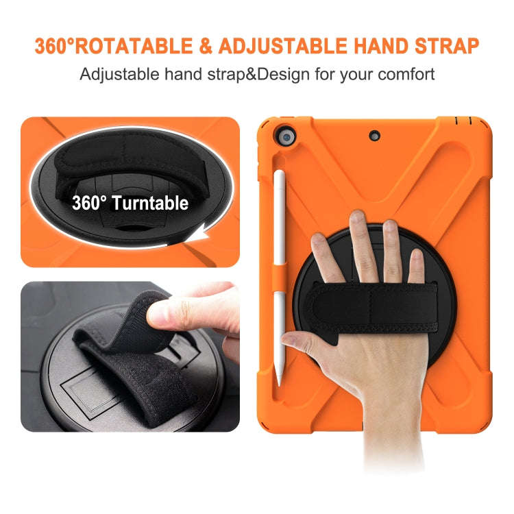 Shockproof Colorful Silicone + PC Protective Case with Holder & Shoulder Strap & Hand Strap & Pen...