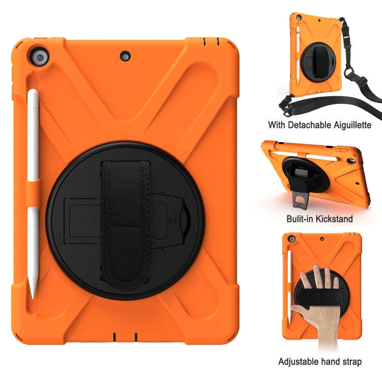 Shockproof Colorful Silicone + PC Protective Case with Holder & Shoulder Strap & Hand Strap & Pen...