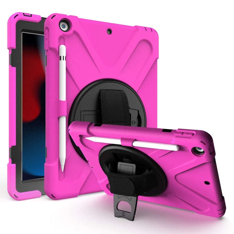 Shockproof Colorful Silicone + PC Protective Case with Holder & Shoulder Strap & Hand Strap & Pen...