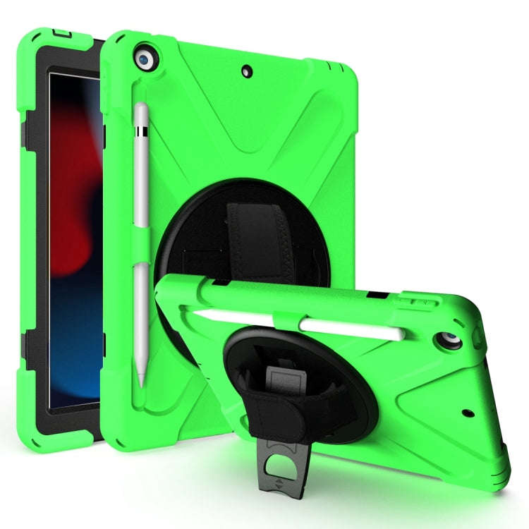 Shockproof Colorful Silicone + PC Protective Case with Holder & Shoulder Strap & Hand Strap & Pen...