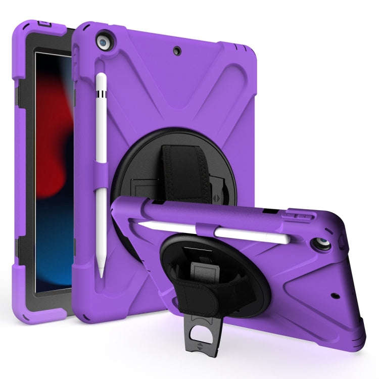 Shockproof Colorful Silicone + PC Protective Case with Holder & Shoulder Strap & Hand Strap & Pen...