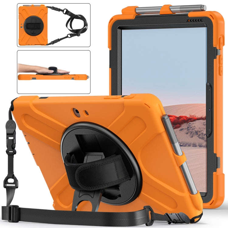 Shockproof Colorful Silicone + PC Protective Case with Holder & Shoulder Strap & Hand Strap & Pen...