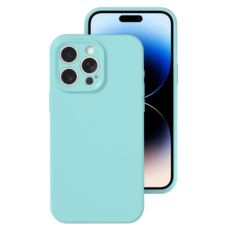 Precise Hole Liquid Silicone Jelly Color Full Coverage Phone Case, For iPhone 14 Pro
