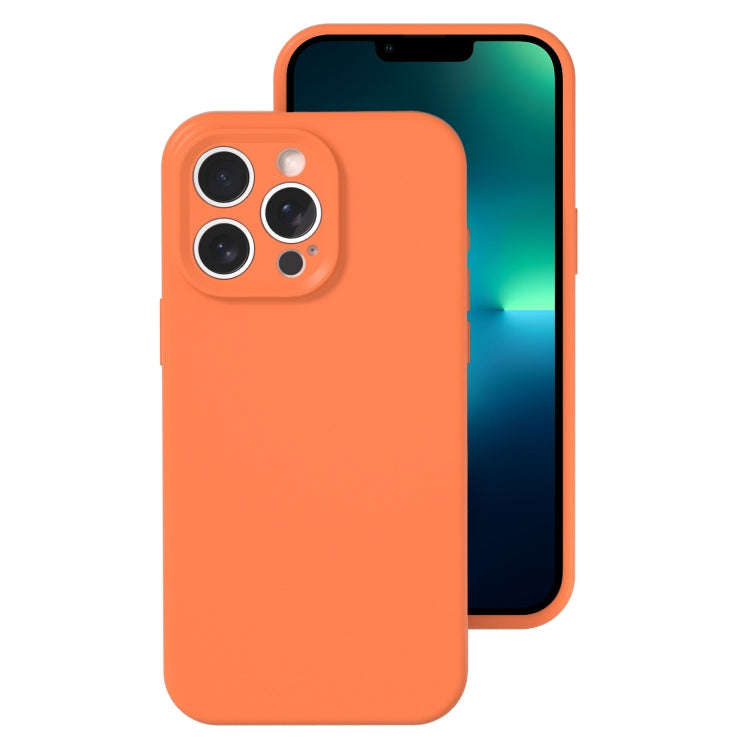 Precise Hole Liquid Silicone Jelly Color Full Coverage Phone Case, For iPhone 13 Pro Max