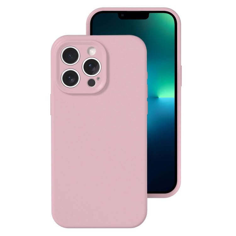 Precise Hole Liquid Silicone Jelly Color Full Coverage Phone Case, For iPhone 13 Pro Max