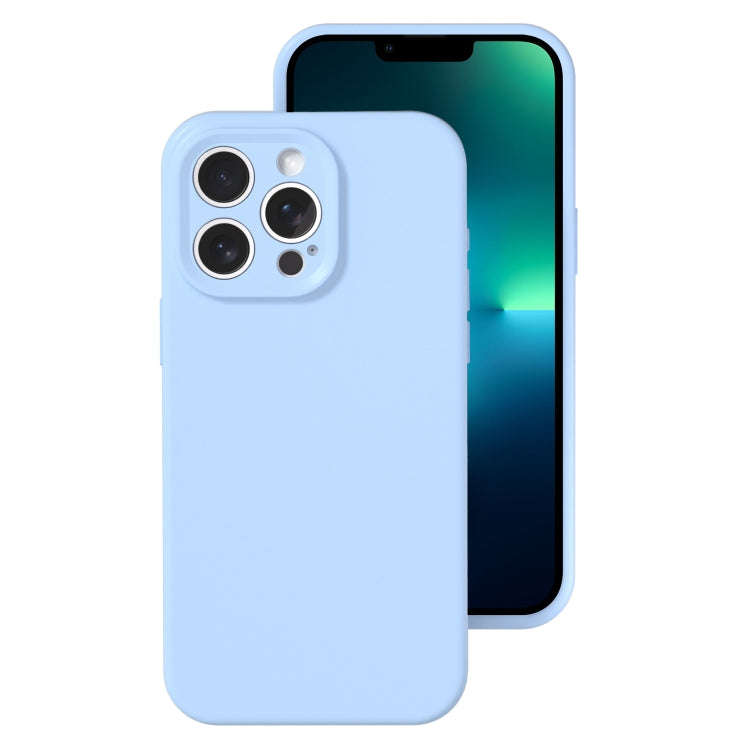 Precise Hole Liquid Silicone Jelly Color Full Coverage Phone Case, For iPhone 13 Pro Max