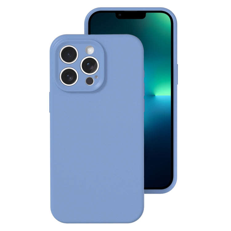 Precise Hole Liquid Silicone Jelly Color Full Coverage Phone Case, For iPhone 13 Pro Max